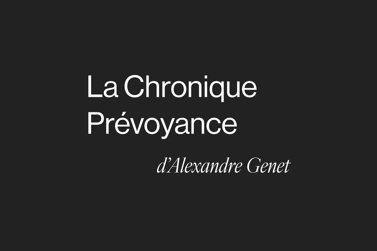 La Chronique Prévoyance by Alexandre Genet cover